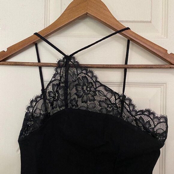 Free People NWT Black Premonitions Bodycon Dress - Picture 5 of 10